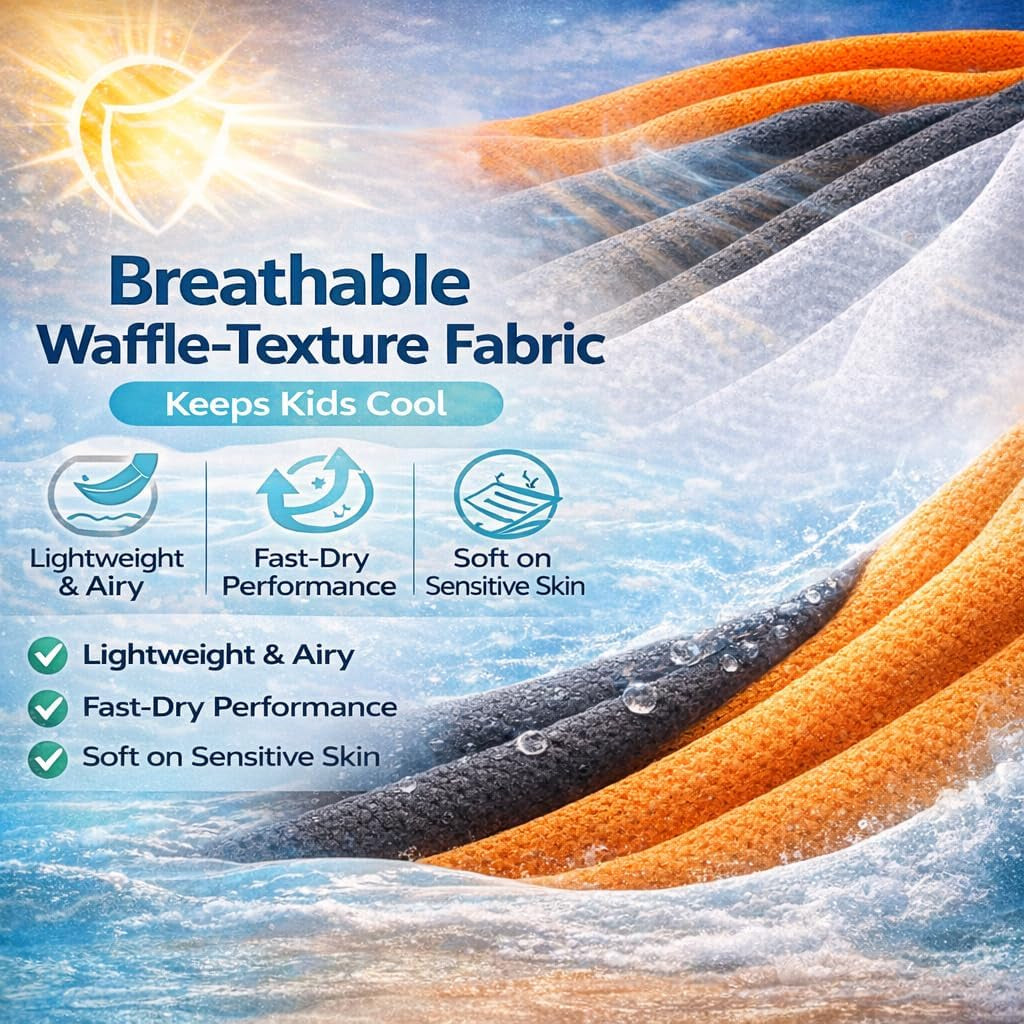 Swim Shirts for Men UPF50+ Sun Protection Shirts Mens Long Sleeve Mens Rash Guard