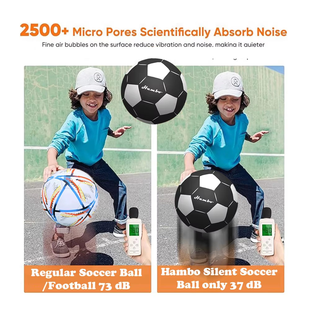 Silent Football Ball Dia.7/8/9Inch Indoor Silent Foam Soccer Ball Mute Bouncing Ball Silent Basketball Children Silent Ball Gift